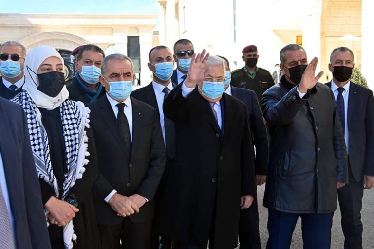 לראשונה לפלסטינים יש חזון. צילום תקשורת הנשיאות הפלסטינית