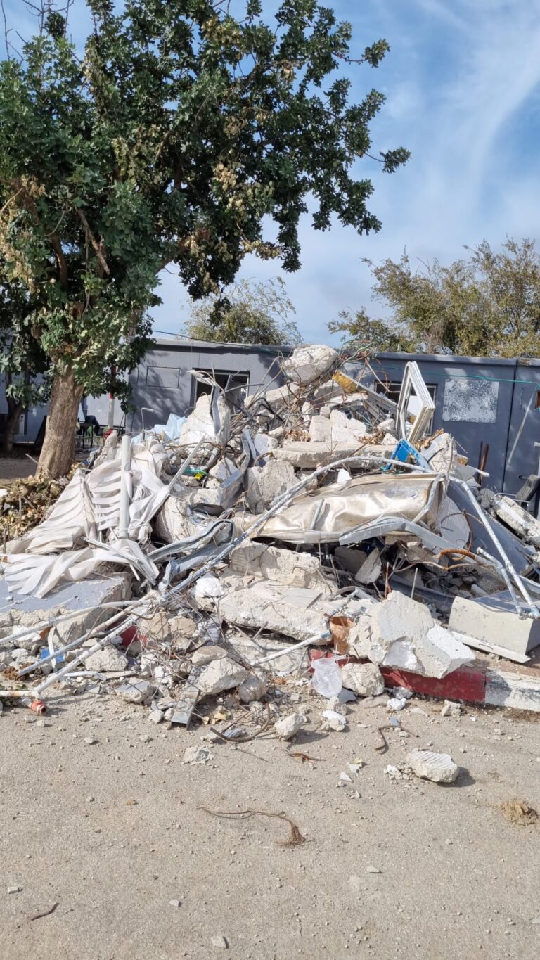 שברים במוצב נחל עוז אחרי כיבושו ב 7 באוקטובר. צילום: ארכיון