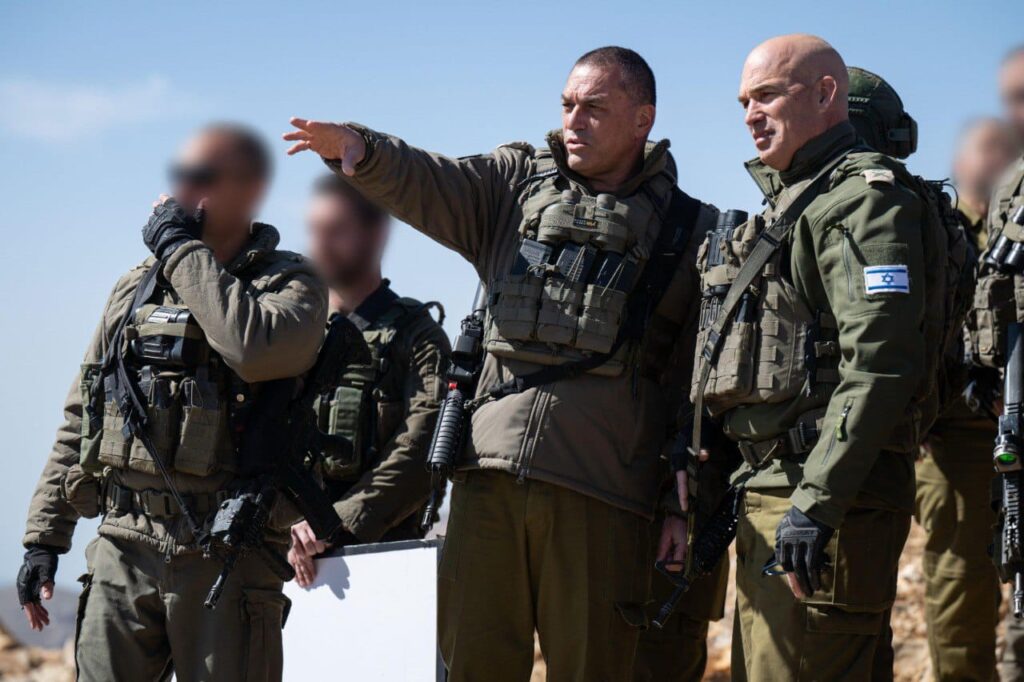 הפקודות לא קוימו. רא"ל אייל זמיר בסיור. צילום דובר צה"ל