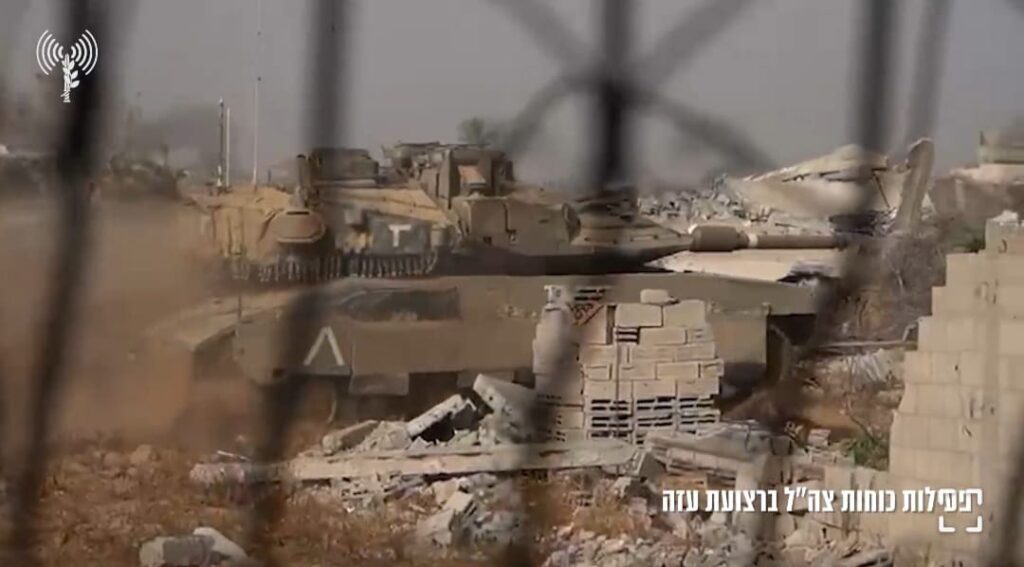 מצרים מציבה גבול וקו אדום. צילום מהמלחמה בעזה דובר צה"ל