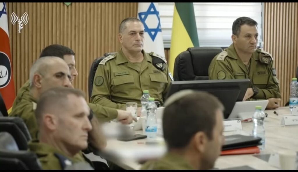 הרמטכ"ל זמיר. מתואם עם רוה"מ לסיום המלחמה. צילום דובר צה"ל