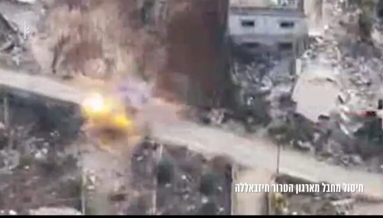 צה"ל מחסל מחבל חיזבאללה. צילום דובר צה"ל