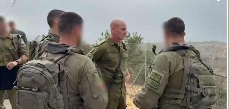 אחרי שהושמד המוצב הטורקי בגבול לבנון סוריה ישראל, אלוף פיקוד הצפון נערך לבאות. צילום דובר צה"ל
