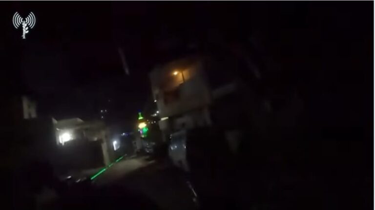 התקלות בבית ג'ן. צילום דובר צה"ל