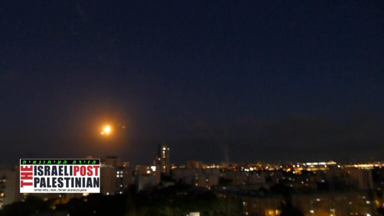 יירוט מעל תל אביב. צילום דרור מוטולה