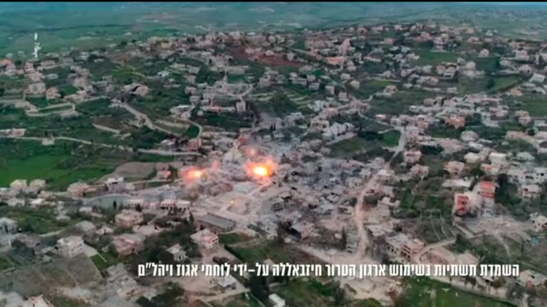 המלחמה בחיזבאללה בבינת ג'בייל. צילום דובר צה"ל